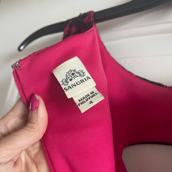 Pink Satin Dress - Picture 6 of 6